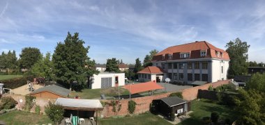 Hinteransicht Familienzentrum Luise Hinteransicht Familienzentrum Luise